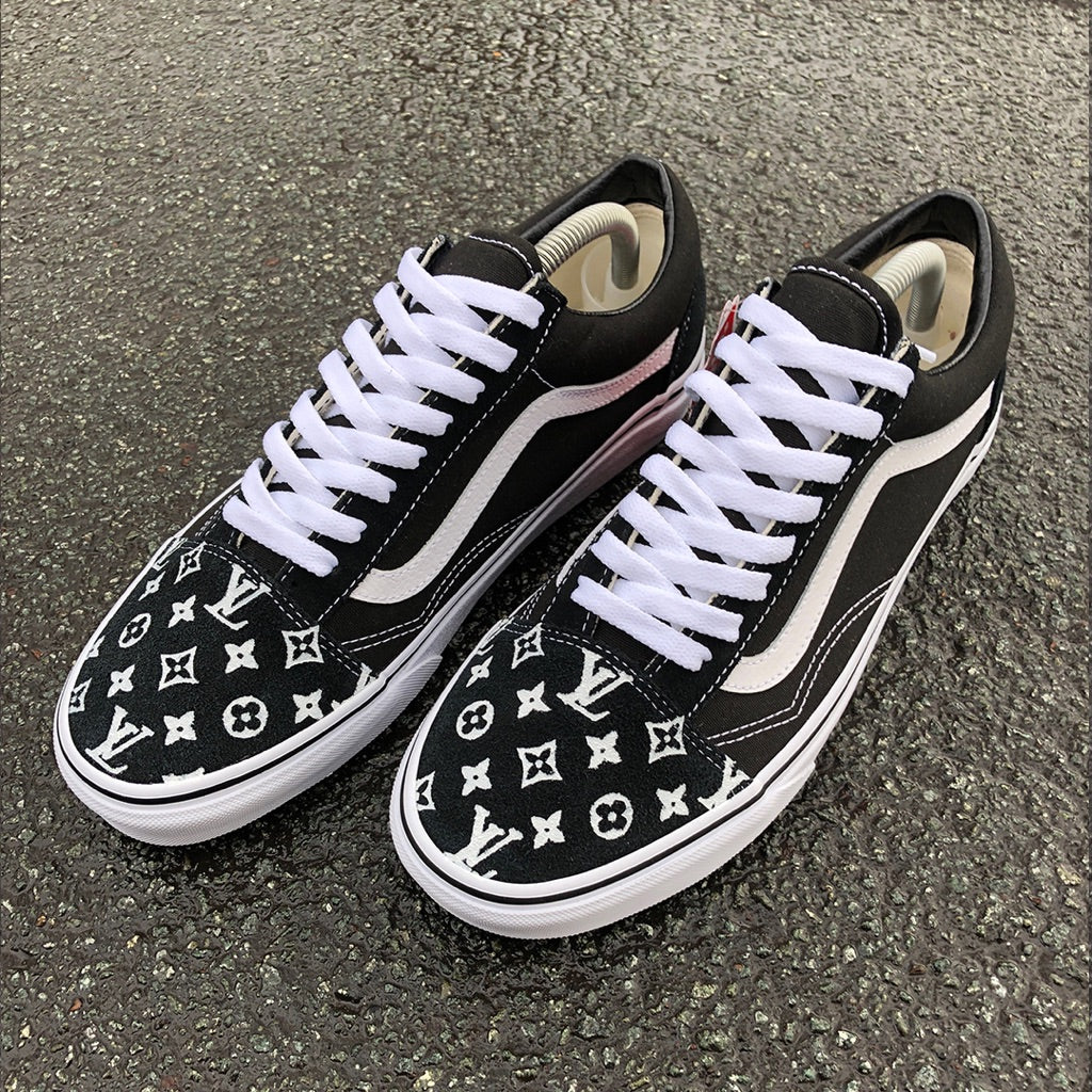 Custom Vans Shoes Louis Vuitton 