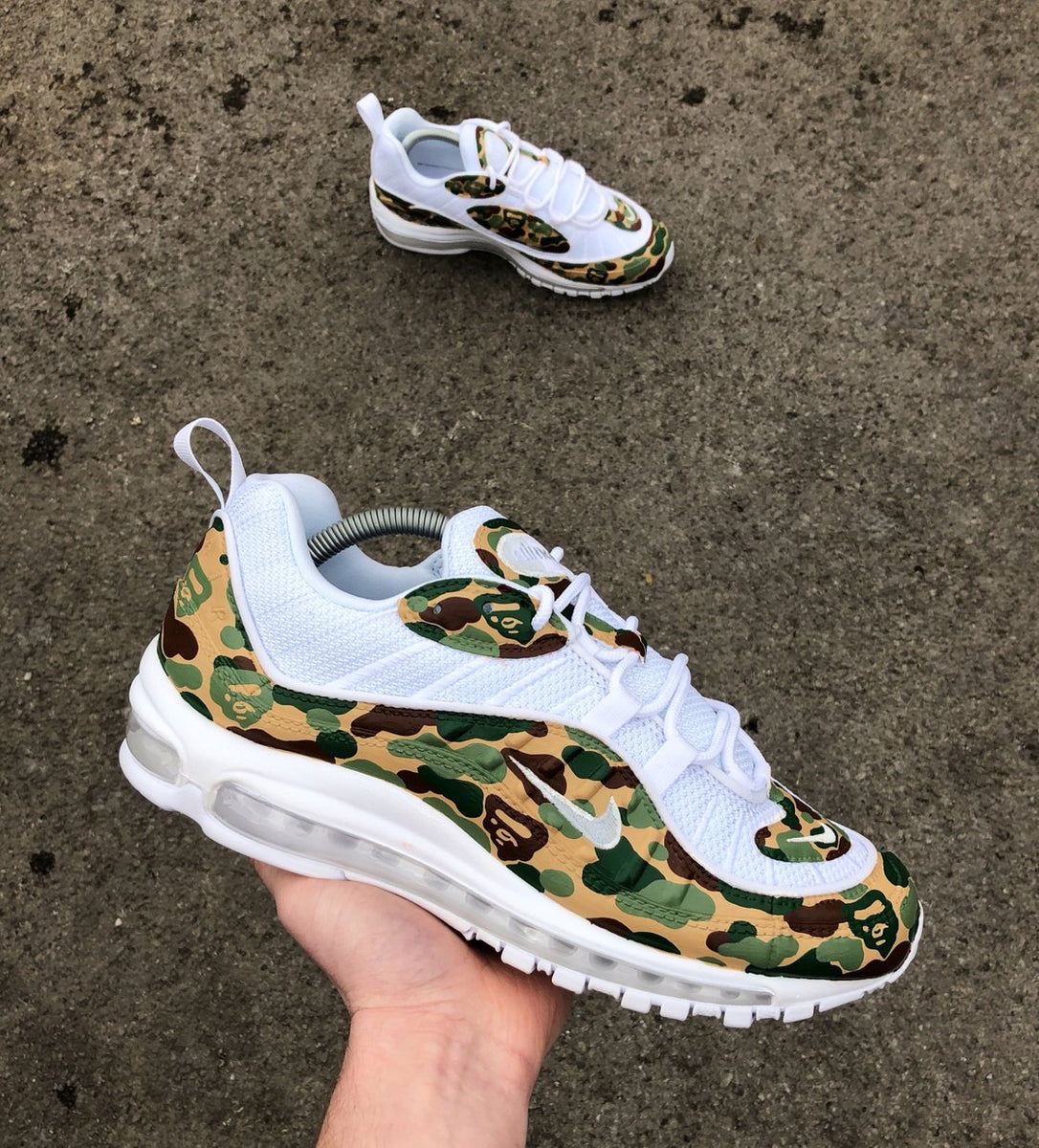 NIKE AIR MAX 98 - ARMY BAPE CAMO 