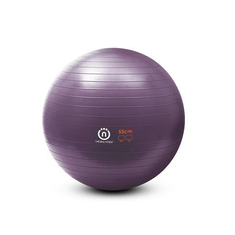 white exercise ball