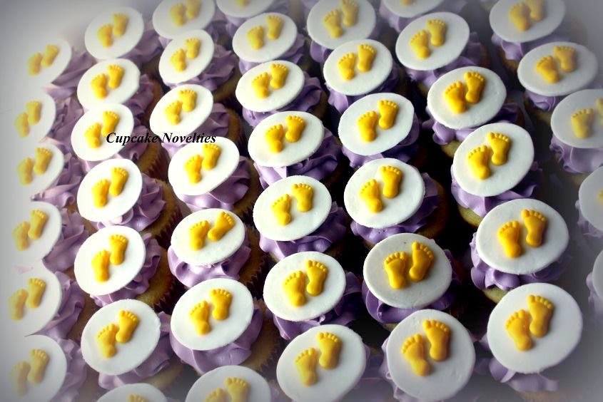 edible baby feet for cupcakes