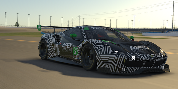 apexsimracing.com Ferrari 488 Gt3 iRacing Paint