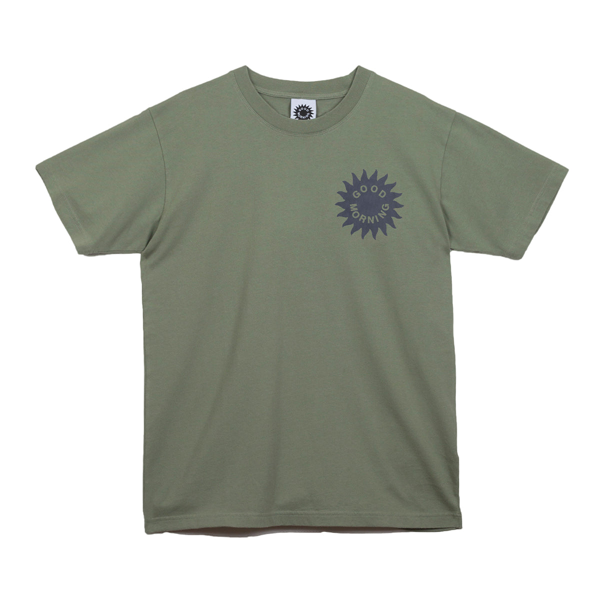 Good Morning Tapes - Good Morning Tapes - Sun Logo Tee - Herb Green