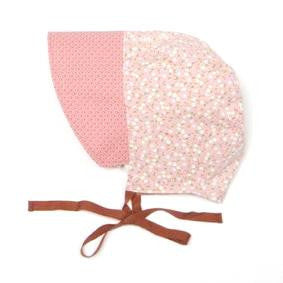 Reversible Bonnet: Pink & Rust