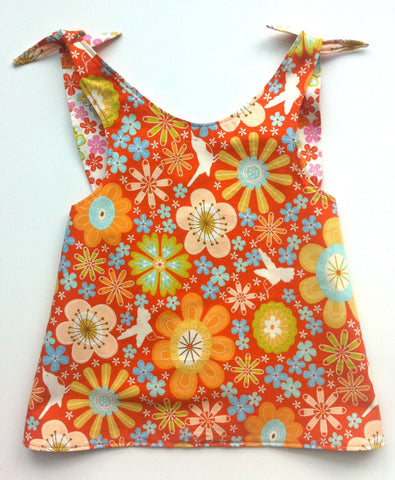 Reversible Smock Top: Zinnia