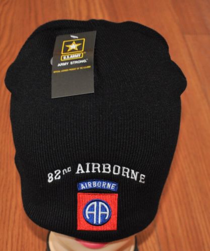 NEW 101ST AIRBORNE DIVISION US ARMY WINTER BEANIE KNIT STOCKING SOCK CAP HAT 