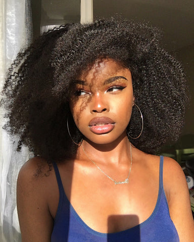 Brown Skin Girl | Natural Hairstyles for Type 4 Hair | Natural Born Curls | Black Beauty Bloggers and Influencers