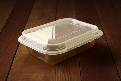 Are you sure it's safe to eat from plastic container used for