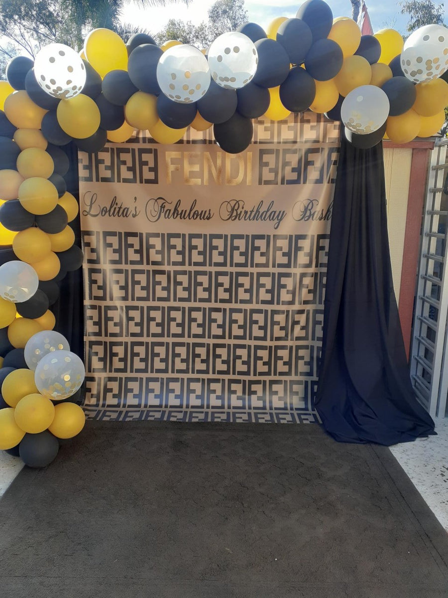 Fendi Inspired Backdrop - Step & Repeat - Designed, Printed & Shipped! – Banners by Roz