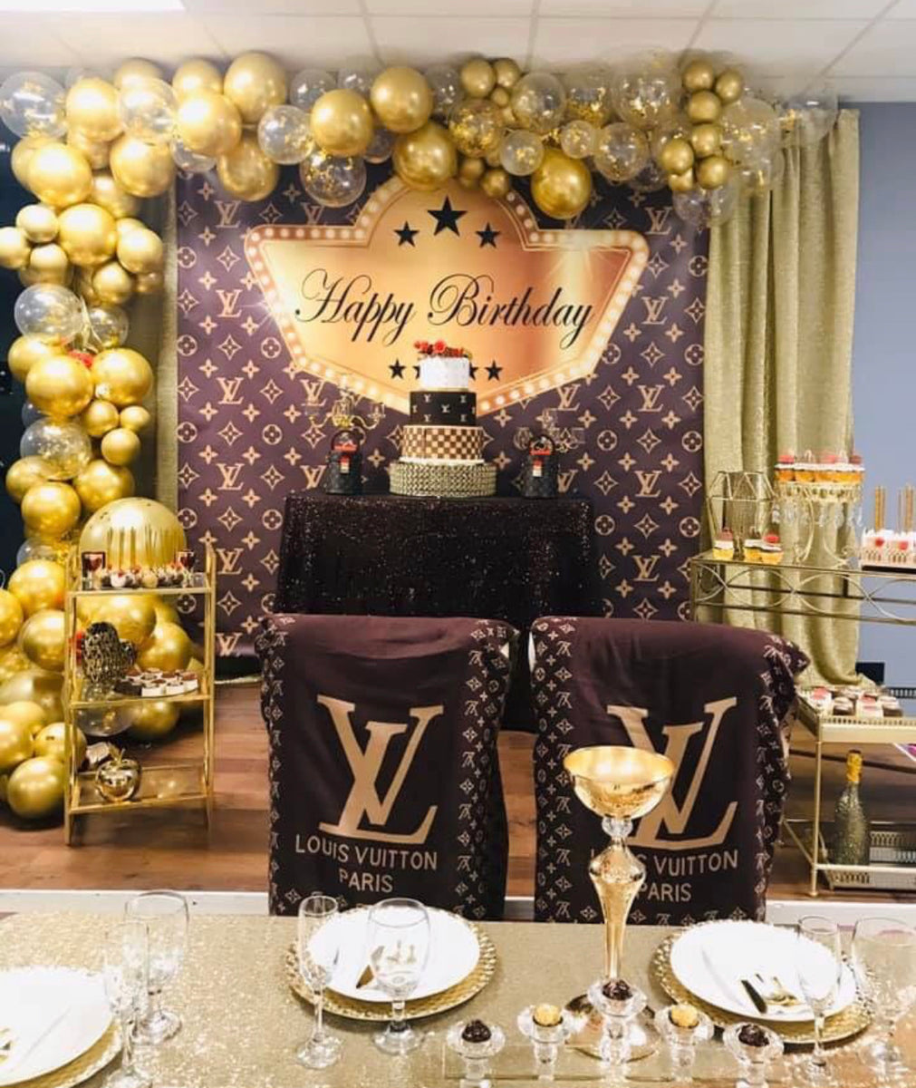 Louis Vuitton Themed Party Table