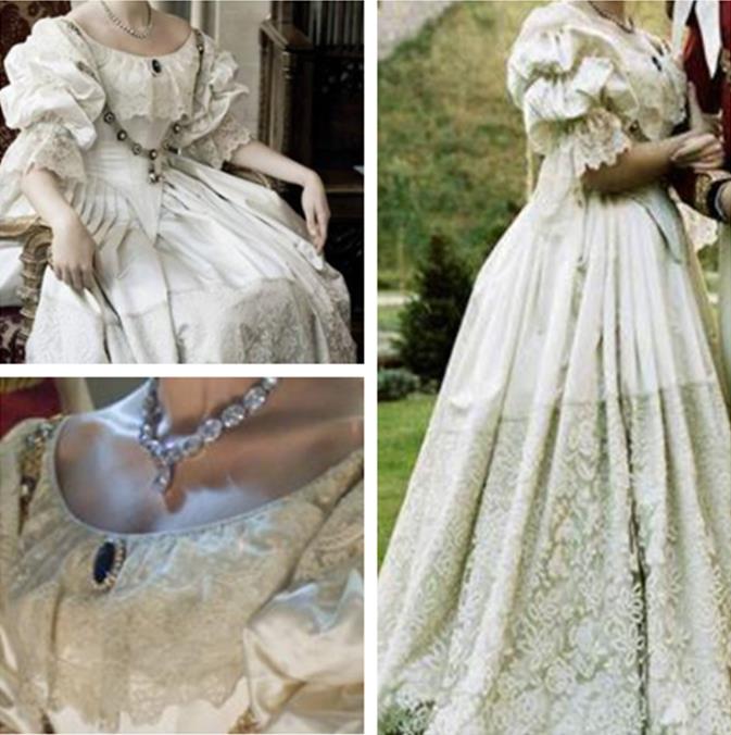 emily blunt wedding dress