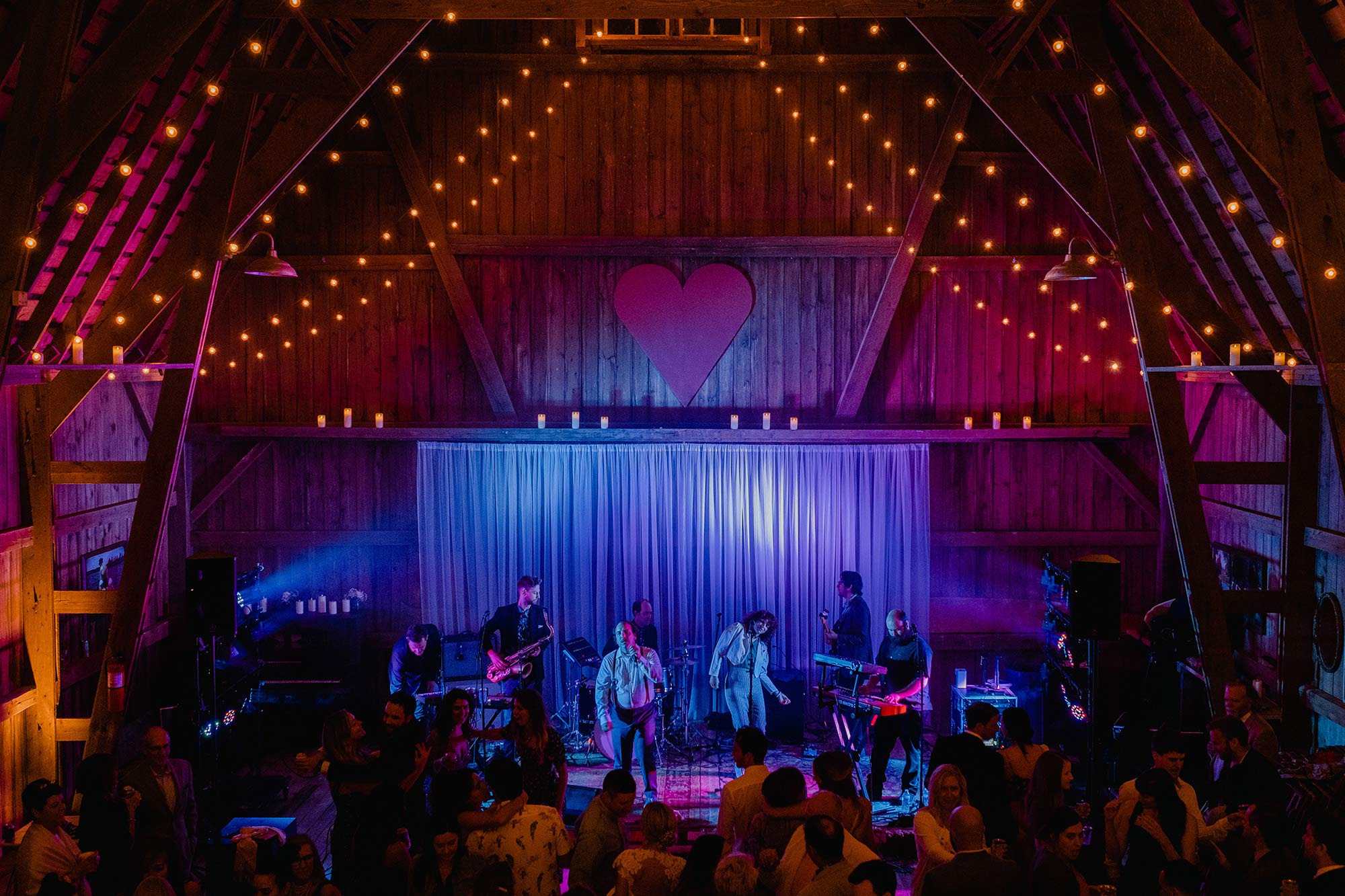 Cedarburg, Wisconsin Barn Wedding Reception