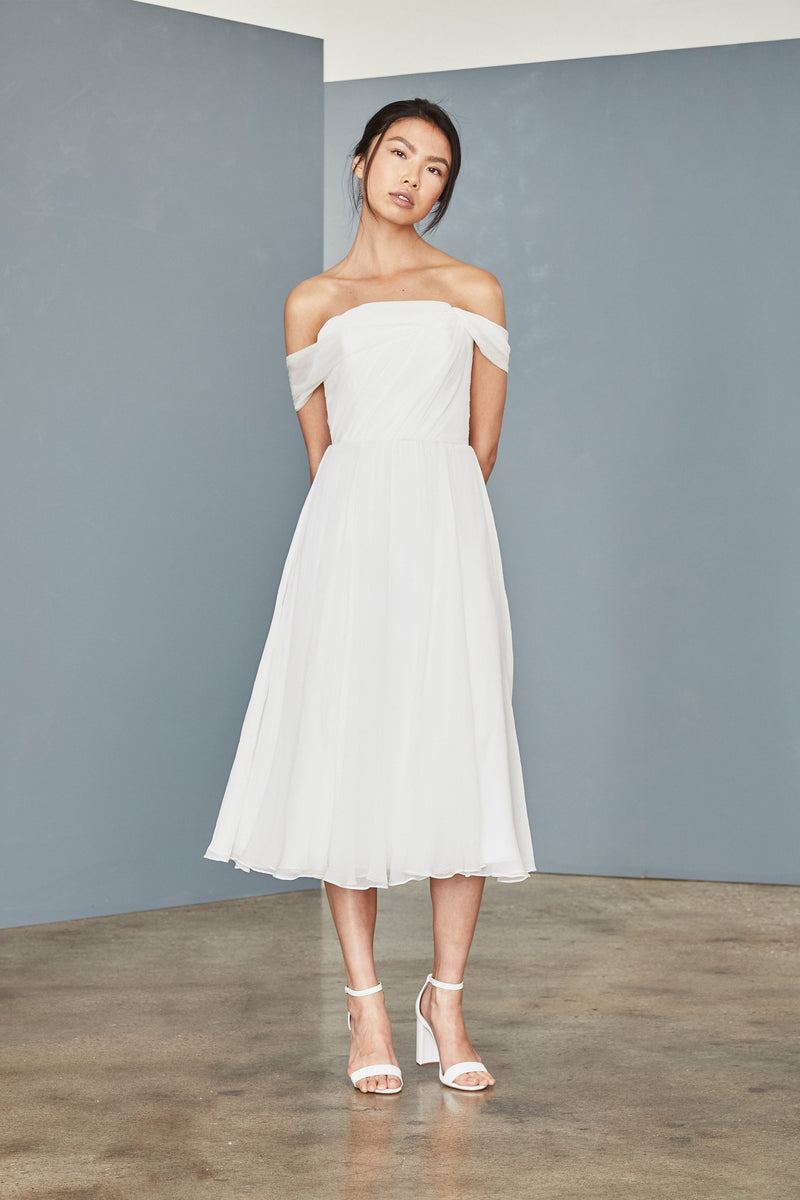 bridal little white dress