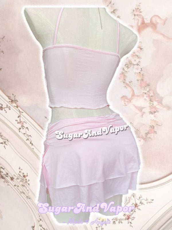 Baby Pink Angel Dress Set-DRESSES-Artemis greece