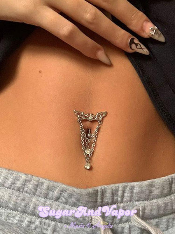 Amity Chains Top Mount Belly Ring-Belly Ring-Outback leconfield