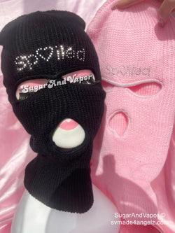 Bling Spoiled Knitted Ski Mask-Masks-Artemis greece