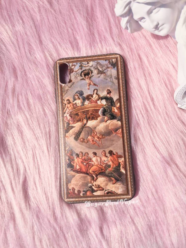 Church Frescoes Art Print iPhone Case-Phone Case-Outback leconfield