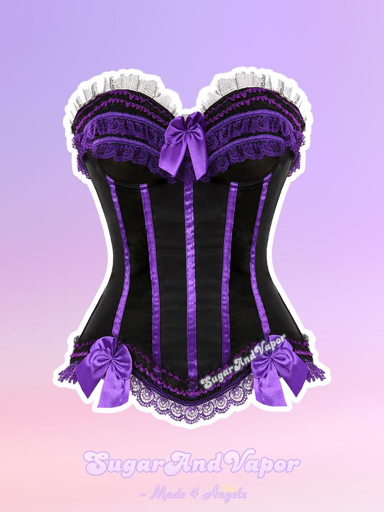 Demora Dark Lolita Corset Top-TOPS-Artemis greece