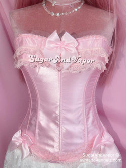 Elissa Pure Color Princess Corset Top-Lingeries-Artemis greece