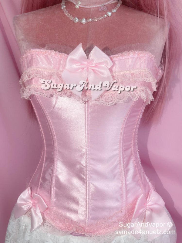 Elissa Pure Color Princess Corset Top-Lingeries-Artemis greece