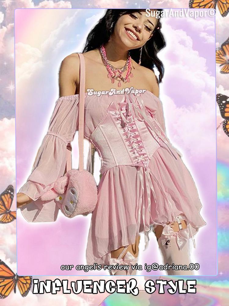 Feya Corset Chiffon Dress Set-DRESSES-Artemis greece