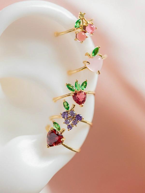 KATY Fruits Vibes Bling Ear Cuff-EARRINGS-Outback leconfield