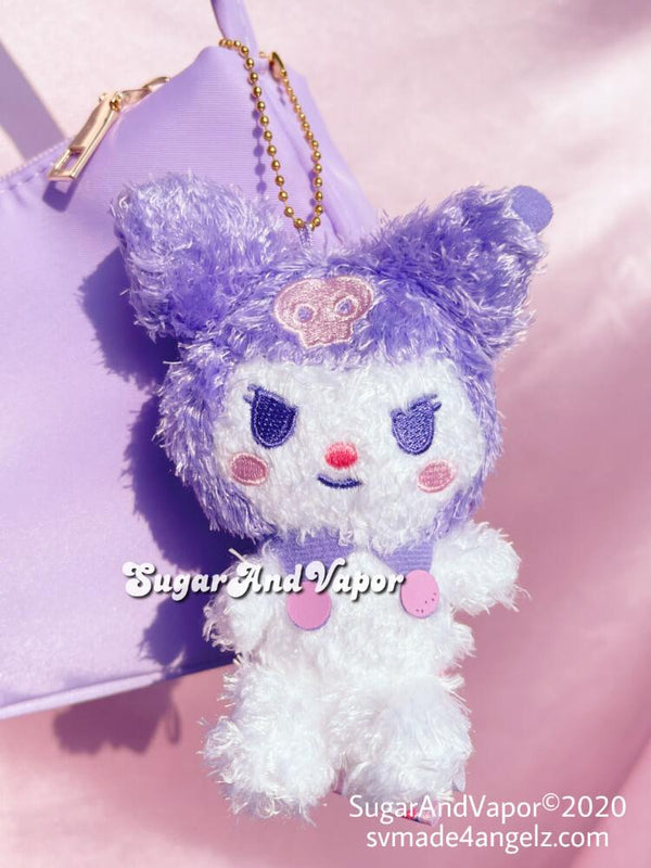 Kuromi Fluffy Cute Key Chain-Gifts-Outback leconfield