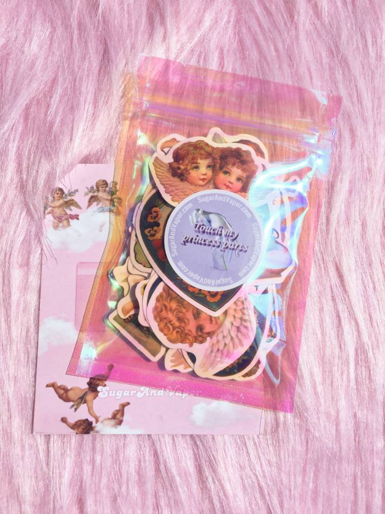 Retro Cherub Angels Waterproof Stickers Pack-Gifts-Artemis greece