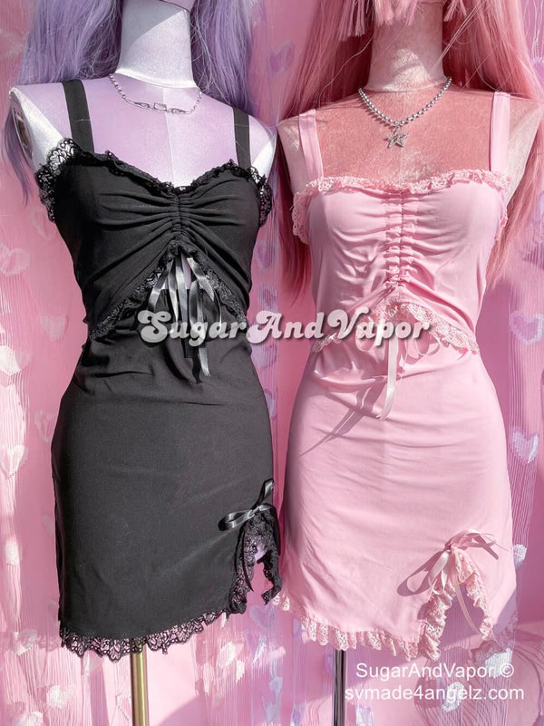 Tiana Princess Girly Lace Trim Dress-DRESSES-Artemis greece