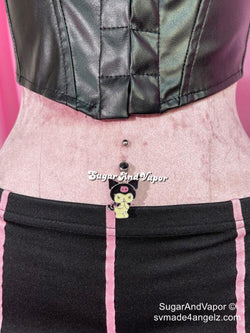 Y2K Kuromi Kitty Cute Belly Button Ring-Belly Ring-Artemis greece