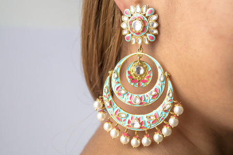 big indian earrings