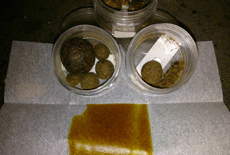 Hash and hash wax, image from SoCal High Life Tours on Instagram