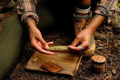 smoking joint weed tray