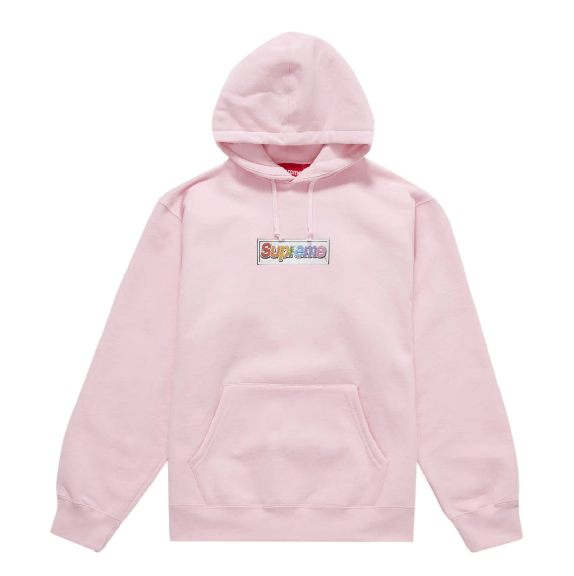 Supreme Bling Box Logo Hooded Sweatshirt 'Light Pink' – Saints Kicks