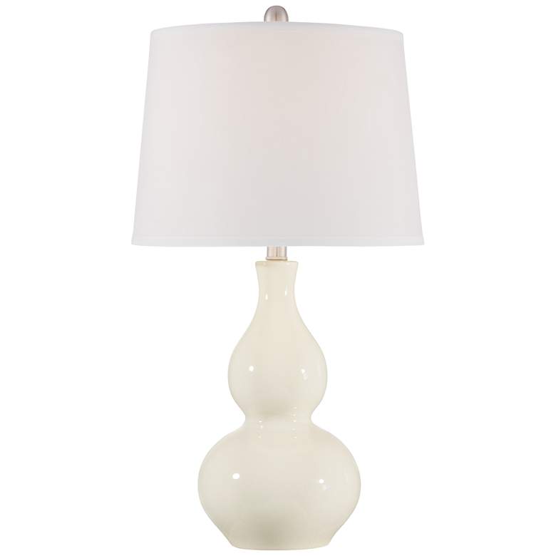 fergie cream ceramic table lamp