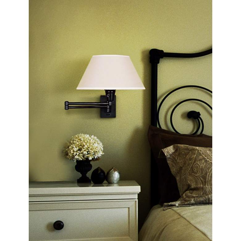 kenroy swing arm wall lamp