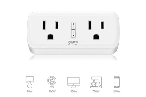 2 in 1 Compact Size Smart Plug