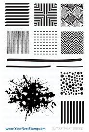 Your Next Stamp - Cool Backgrounds Stamp Set