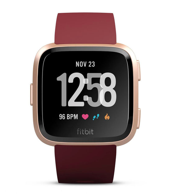 fitbit ruby and rose gold