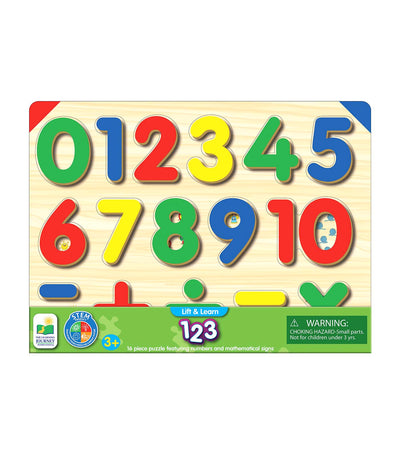 the learning journey lift & learn - 123 number puzzle