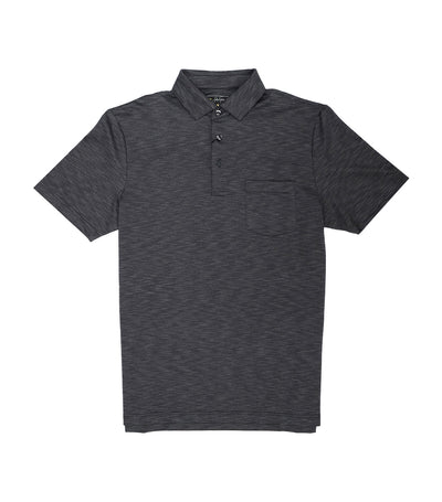 Jack Nicklaus Yarn Dyed Specked Jacquard Polo Iron Gate