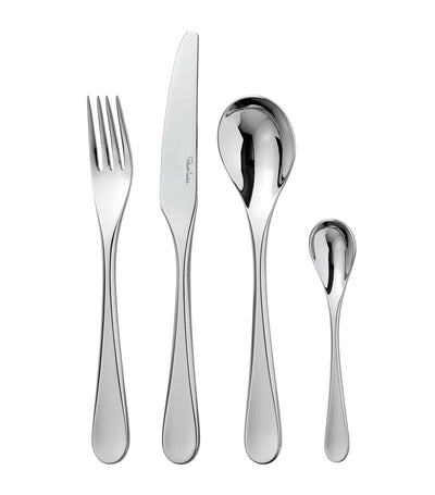 robert welch facet bright cutlery set, 24-piece for 6 people