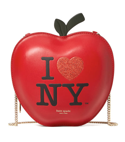 I Love NY x Kate Spade New York Big Apple Crossbody Red Multi
