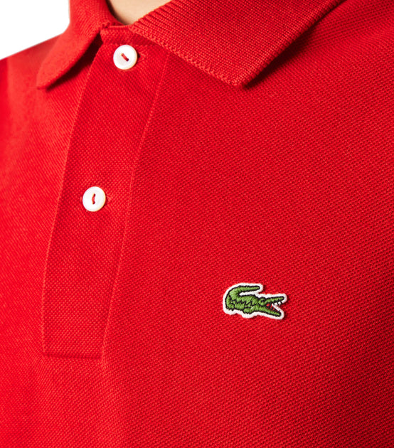 Lacoste Fit L.12.12 Polo Shirt Red – Rustan's