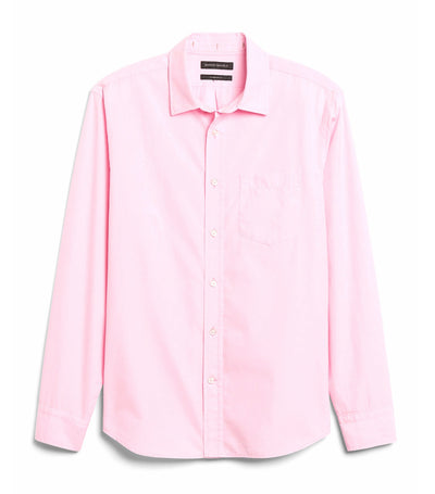 Untucked Standard-Fit Perfect Poplin Shirt Classic Pink