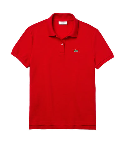 Women's Regular Fit Soft Cotton Petit Piqué Polo Shirt Red