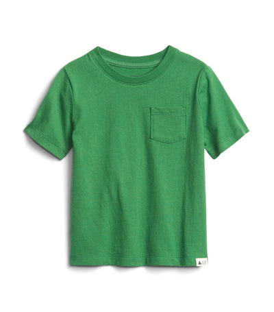 Toddler 100% Organic Cotton Mix and Match T-Shirt - Happy Green