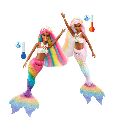 barbie® dreamtopia rainbow magic™ mermaid doll, dark skin