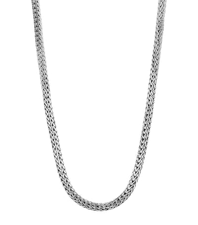 Women's Classic Chain Tiga Necklace 8mm Silver