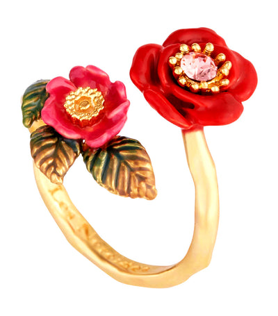 Wild Roses Adjustable Ring