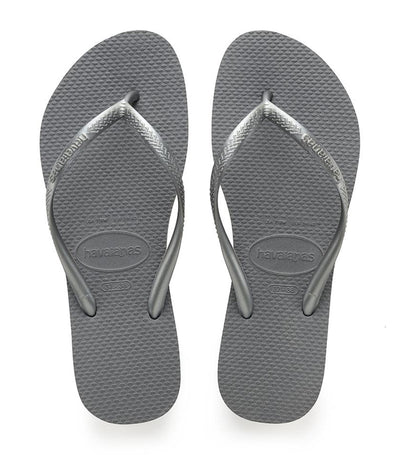 Havaianas Women's Slim Flip Flops - Steel Gray 